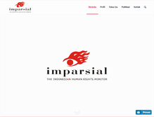 Tablet Screenshot of imparsial.org
